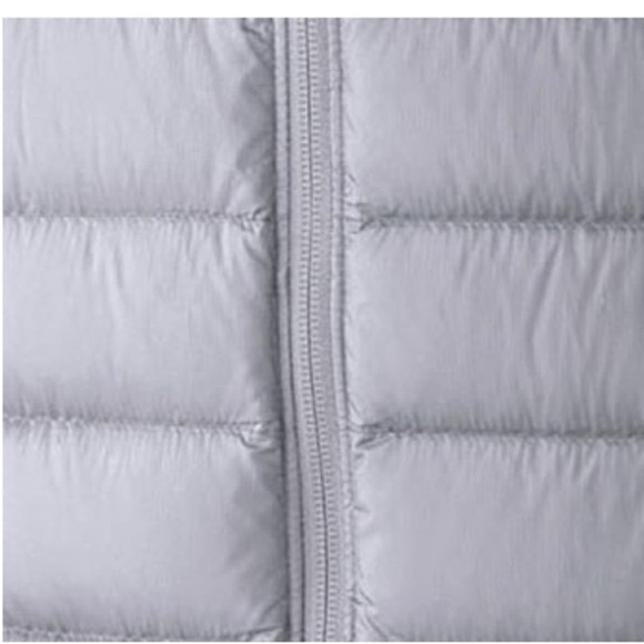 Patagonia Women's XL Down Sweater Vest Puffer Puff Herring Grey Purple NWT - Picture 9 of 10